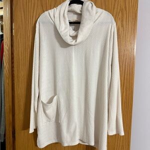 Creamy White Cowl Neck Sweater XXL NWT